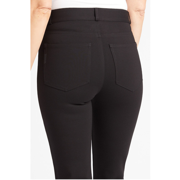 PAIGE DENIM NWT High Rise Manhattan Boot Ponte Pant in Black // 00 - Picture 6 of 13